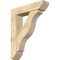 Ekena Millwork Funston Slat Rough Sawn Bracket w/ Offset Brace, Douglas Fir, 8"W x 34"D x 42"H BKT0806X34X42FST06RDF - alternate 1